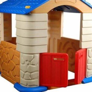 کلبه دو قلو کودک edu-play بسیار با کیفیت و مقاوم مناسب استفاده در فضای داخل و خارج مهدکودک،منزل و...