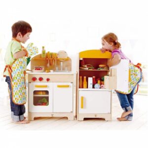 آشپزخانه کودک چوبی مدل hape 3100 مهد کودک