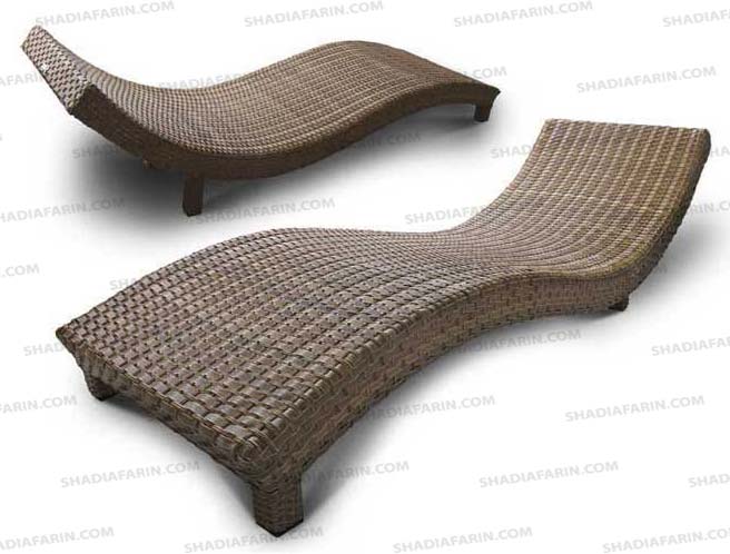 تخت حصیری تشکدار موجی 1 تخت حصیری تشکدار موجی