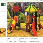 تاب و سرسره پلاستیکی پارکی کد 1003