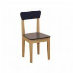 صندلی چوبی roba ساخته شده از MDF و دارای لبه های گرد برای ایمنی کودک مناسب برای اتاق کودک،مهد کودک،پیش دبستانی و...