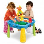 میز شن و آب بازی با ابزار و کاور مدل grow'n up 3019 خانه بازی