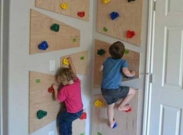 دیوار صخره نوردی کودک خانه بازی