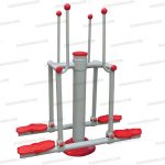 دستگاه اسکی گام زن دو نفره کد 6014